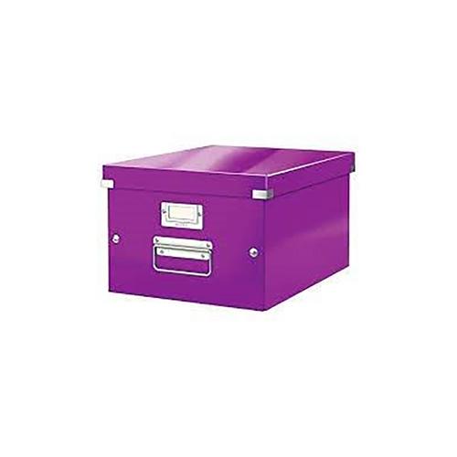Photo de Boîte Click & Store A4 - Mauve - Leitz