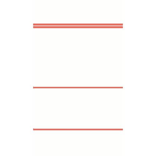 Photo de Dos de classeur neutres - 65x290mm - Rouge