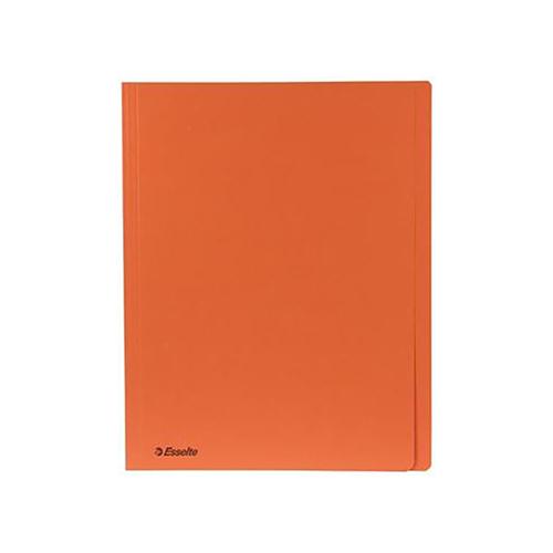 Photo de Chemises Esselte A4 bords dépassants - 300 gr - Orange - Esselte