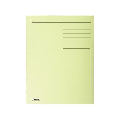 Photo de Fardes 3 rabats carton Folio Forever - Jaune - Exacompta
