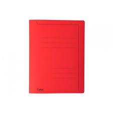 Photo de Fardes glissières A4 280 gr - Rouge - Exacompta