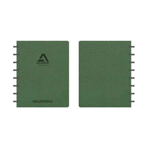 Photo de Cahier Adoc Business A5 - ligné - Vert - Aurora