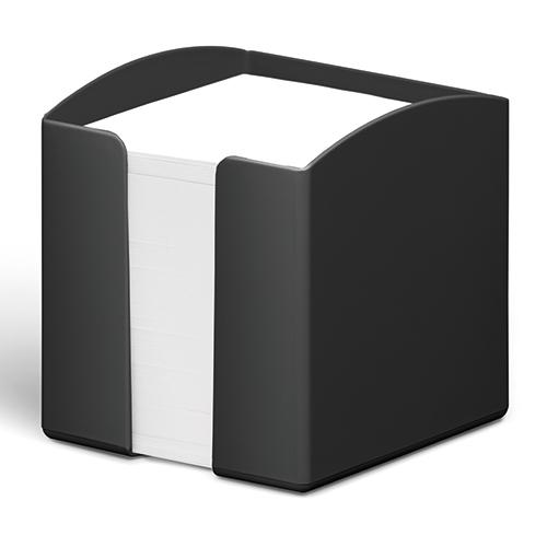 Photo de Bloc mémo Eco + recharge - Noir - Durable