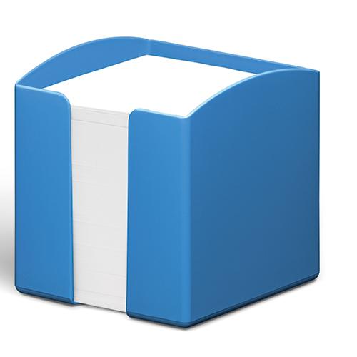 Photo de Bloc mémo Eco + recharge - Bleu - Durable