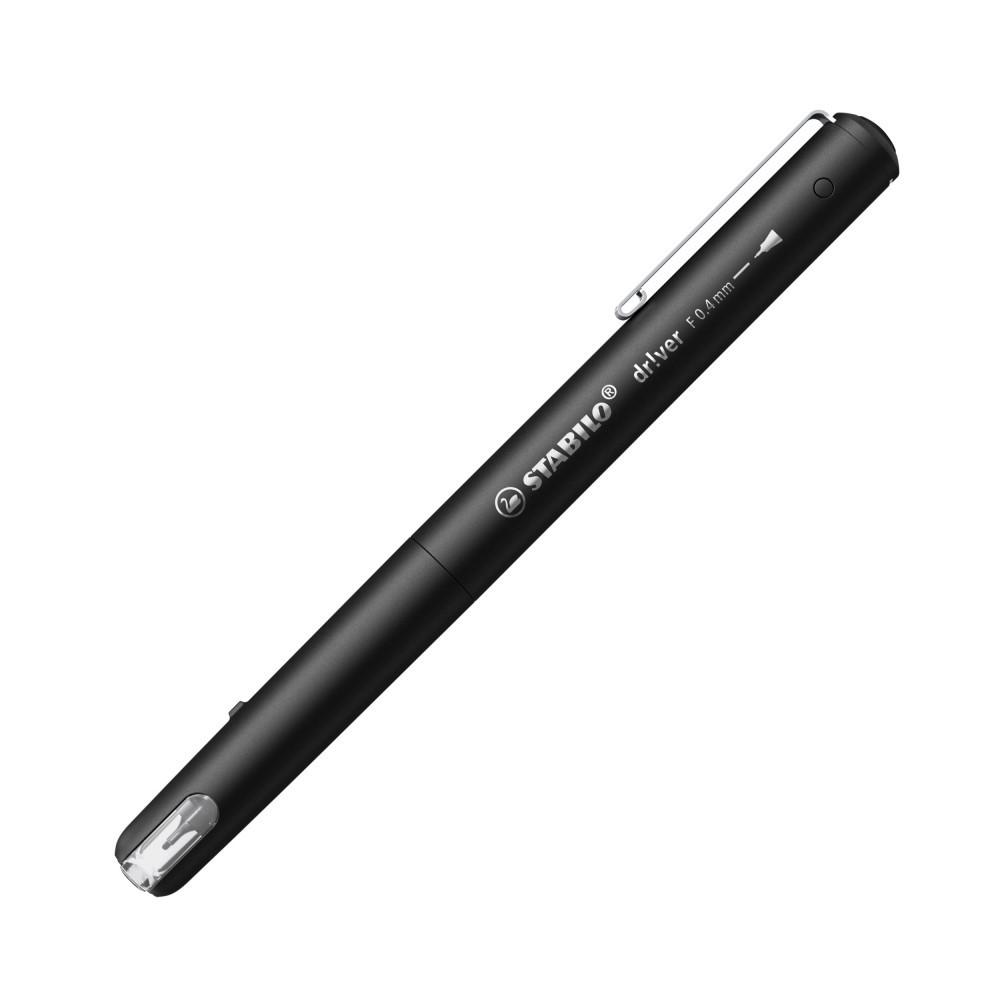 Photo de Feutre fineliner Driver 0.4mm - noir - Stabilo
