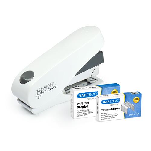 Photo de Agrafeuse Luna Eco - Blanc - Rapesco