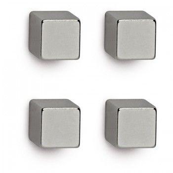 Photo de Aimants pour tableau en verre (4) - Gris - Sigel