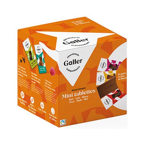 Photo de Assortiment mini tablettes chocolat - Galler