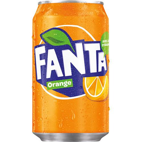 Photo de Canettes de Fanta - Lot de 24 