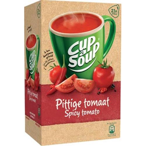 Photo de Potage - Cup-a-soup spicy tomate - 21 sachets - Knorr