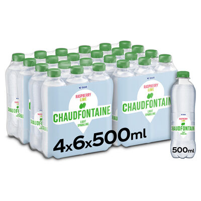 Photo de Eau Chaudfontaine - Framboise citron vert light sparkling sans sucre - 50 CL