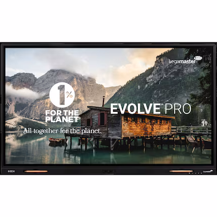 Photo de PACK 19 - Evolve 86'' + support mural fixe - Legamaster