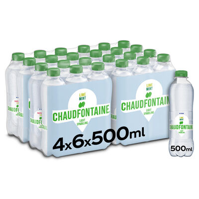 Photo de Eau Chaudfontaine - Citron vert menthe light sparkling sans sucre - 50 CL